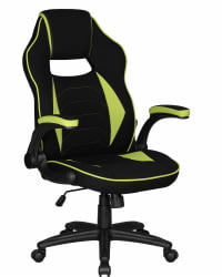 Кресло игровое ДОБРИН РИCК (черно-светло-зеленый) / DOBRIN RICK