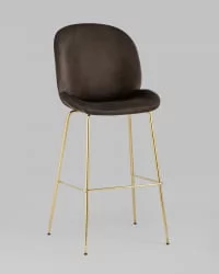 Стул барный Беетле голд Коричневый / Beetle gold