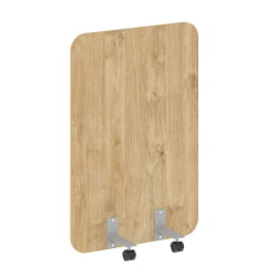 Перегородка на металлических опорах, на роликах Р-лине  ДП.Р-80-120 Тиквуд Светлый / R-line DP.R-80-120