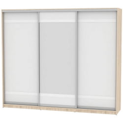 Шкаф-купе Б-230х270х60-1(ДСС-Белый-Д9Д10Д9) / B-230х270х60-1(ДСС-Белый-D9D10D9)