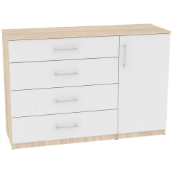 Комод Калисто(К45)923х1352х468ручкарейлинг160мм(ДСС-Белый) / Калисто(K45)923х1352х468ручкарейлинг160мм(ДСС-Белый)