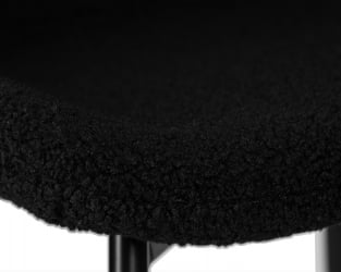Стул обеденный ДОБРИН МИЛО (черные ножки, черный букле (УФ992-12)) / DOBRIN MILO (UF992-12))