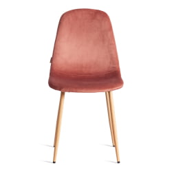 Стул БРЕЕЗЕ (мод. ДЖСC-58) Велюр/металл , 44 х 53 х 86 см, Корал (коралловый) ХЛР44 / натуральный / BREEZE (mod. JSC-58) Coral HLR44