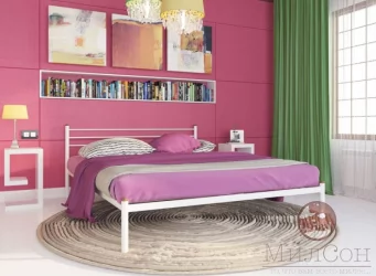 Кровать 180 на 190 Милана 1800х1900 Белая