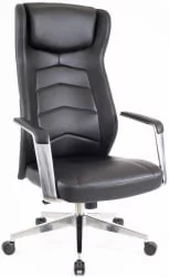Кресло для руководителя Еверпроф Парламент Кожа Черный / Everprof Parlament