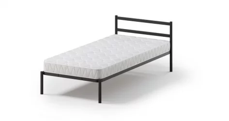 Кровать Метта 800кс2000 Черная / 800x2000