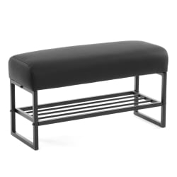 Банкетка-обувница Чарли Лукс/Чарли Люкс БО экокожа , Шарп Черный / Charli Lux/Чарли Sharp