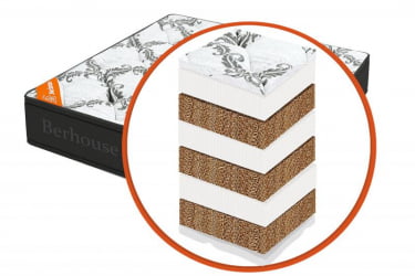 Матрас Империал Суите латекс-кокос Грай Нигхт (Берхоусе) Размер: 1400х1900 мм / Imperial Suite Gray Night (Berhouse)