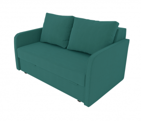 Диван Лоджия Велюр (Берхоусе) Цвет фасада: Азур Велюто 44; Тип: Прямой; Материал фасада: Металл/Велюр / (Berhouse)