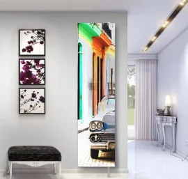 Поворотный зеркальный шкаф Драйв Шелф Арт (правый) Венге