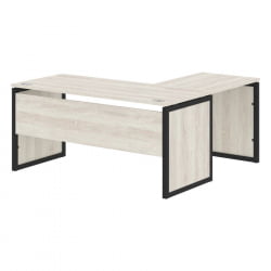 Стол письменный угловой левый КСТЕН-КП КСКПCТ 1615 Л Сосна Эдмонт Антрацит / XTEN-QP XQPCT L