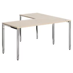 Стол угловой левый КСТЕН ГЛОСС КСГCТ 1615 Л Бук Тиара / XTEN GLOSS XGCT L