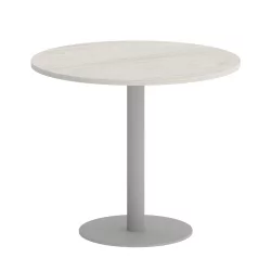 Стол журнальный круглый ХОМЕ ОФФИCЕ ВР.СП-5-90.1 Дуб Наварра/Серый металл / HOME OFFICE VR.SP-5-90.1