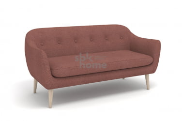Диван тканевый Реймс ткань Сага Манго (800*1700*840) Коралловый, Т1838591/60811/5 / Saga Mango T1838591/60811/5