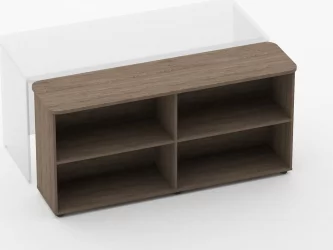 Тумба приставная к столу Глассй 3.18.104 Дуб Верцаска / Glassy