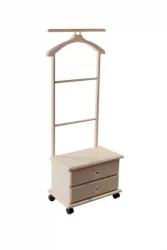 Вешалка с обувницей Лесет Ричмонд Слоновая кость / Leset