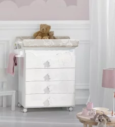 Комод Микуна Долсе Лусе пеленальный Б-1673 вхите / Micuna Dolce Luce B-1673 white