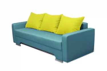 Диван тканевый Киви с подлокотниками (3 категория) Нео Азуре Нео Эппл / Kiwi
