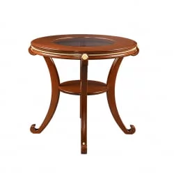 Стол журнальный Глория С (Дуб молочный)