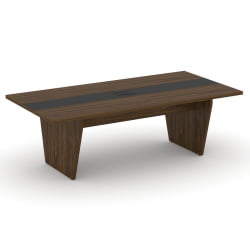 Стол переговорный Корнер CОР.ПРГ-24 Орех Лоренцо Графит / Corner COR.PRG-24