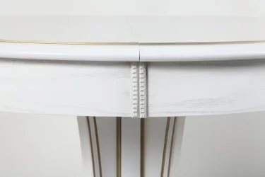 Стол деревянный Орион-5 (д1200) тон 1 с золотой патиной / (d1200)