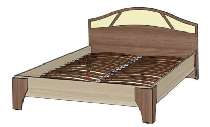 Кровать Верона 140кс200 Ясень шимо / 140x200