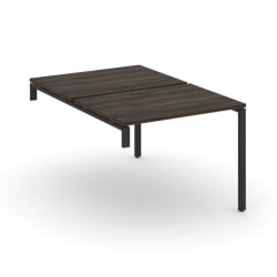 Двойной стол-надставка на опорную тумбу CОНCЕПТ CН.ДСН-001 Дуб Мали Черный / CONCEPT CN.DSN-001