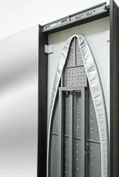 Шкаф со встроенной гладильной доской Ирон Слим (левый, купе) Венге / Iron Slim