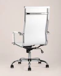 Кресло руководителя ТопЧаирс Ситй Белое / TopChairs City