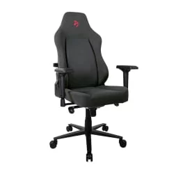 Геймерское кресло Ароззи Примо Вовен Фабриc Блаcк Ред лого / Arozzi Primo Woven Fabric Black Red logo