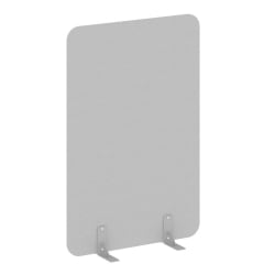 Перегородки на металлических опорах на фетровых подпятниках Р-лине ДП.Ф-100-150 Серый / R-line DP.F-100-150