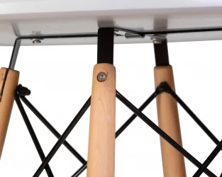 Стол обеденный ДОБРИН CХЕЛСЕА 80 Светло-серый ГР-01 / DOBRIN CHELSEA GR-01