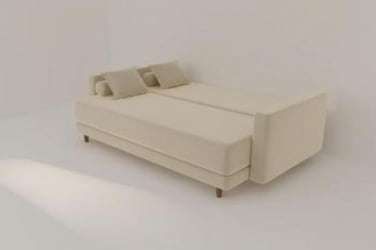 Диван Санднес (Берхоусе) Цвет фасада: Кофе рогожка; Тип: Прямой; Материал фасада: Микророгожка / (Berhouse)