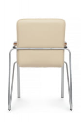 Стул Самба с деревянными подлокотниками СМБ-02 Бежевый / SMB-02
