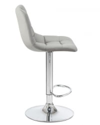Стул барный ДОБРИН ТАИЛОР (серый велюр (МДЖ9-75)) 2 шт / DOBRIN TAILOR (MJ9-75))