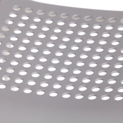 Металлический стул АДДЕ (мод. C-049) металл/пластик, 39 х 49 х 78 см, Грей (серый) /Вхите (белый) / ADDE (mod. C-049) Grey /White