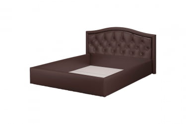 Кровать Стелла, 1200*2000 мм, искусственная кожа Лесмо бровн, коричневый / brown,