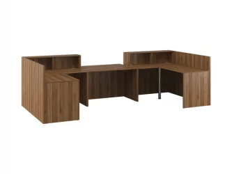 Элемент ресепшн прямой САЛ31090203 Орех / SAL31090203