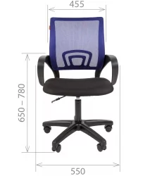 Кресло оператора CХАИРМАН 696 ЛТ (ЛТ) Оранжевый / CHAIRMAN (LT)