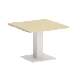 Стол журнальный квадратный ХОМЕ ОФФИCЕ ВР.СП-5-60.2Г Клен/Белый металл / HOME OFFICE VR.SP-5-60.2G