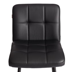 Полубарный стул Медео/Медео экокожа , черный, 42х56х102 см / Medeo/Медео