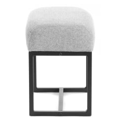 Пуф Чарли Лукс/Чарли Люкс П велюр/букле, ВТ шапе силвер / Charli Lux/Чарли VT shape silver