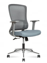 Кресло офисное У-059Б-БС Лигхт ЛБ греи / U-059B-BS Light LB grey
