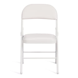 Стул ФОЛДЕР (мод. 3022Г) каркас: металл, сиденье/спинка: экокожа, 46.5 х 47.5 х 79 см, вхите (белый) / вхите (белый) / FOLDER (mod. 3022G) white white
