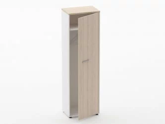 Шкаф для одежды 4 узкий Дека 10.19.302Пр Туя/Белый / Deka