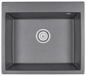 Кухонная мойка ГРАНУЛА 6001 Графит / GRANULA