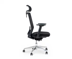 Кресло офисное Партнер алуминиум Черный / aluminium