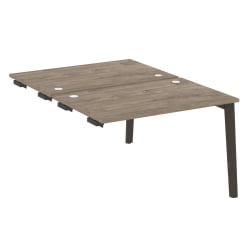 Стол-приставка двойной к опорным элементам ОНИКС ВООД ОВ.Д.СПР-2.8 Тиквуд Темный/Темный / ONIX WOOD OW.D.SPR-2.8