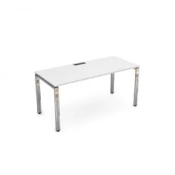 Стол рабочий, прямолинейный ГЛОСС ЛИНЕ НСР-П.004 Белый Премиум / GLOSS LINE