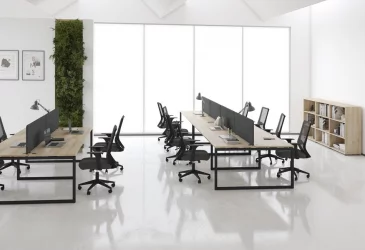 Стол письменный левый КСТЕН-К КСКCТ 169 Л Бук Тиара Алюминий / XTEN-Q XQCT L